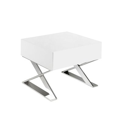 Table de chevet en bois et acier ANGEL CERDA