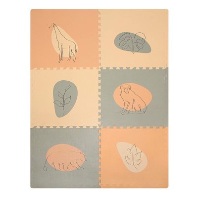 Tapis de jeu mousse à assembler JUNGLE HAKUNA MATTE