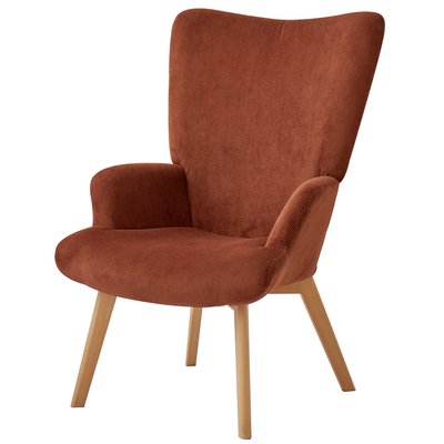 Fauteuil de salon en velours côtelé, MALMO NORDLYS