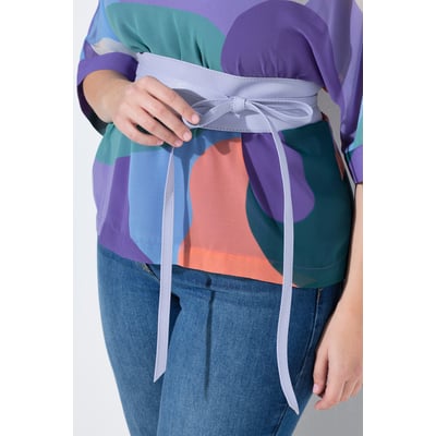 Ceinture en cuir à nouer. Longs rubans ULLA POPKEN