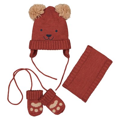 Ensemble muts + snood + wanten LA REDOUTE COLLECTIONS