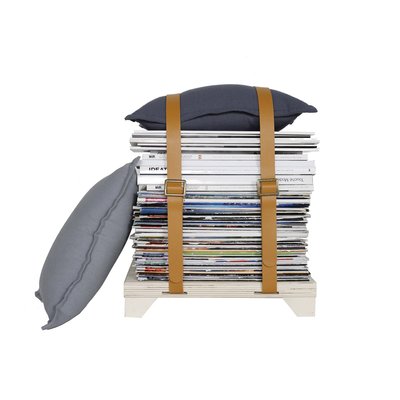 Tabouret magazine avec sangles SIMPLICITY FACTORY