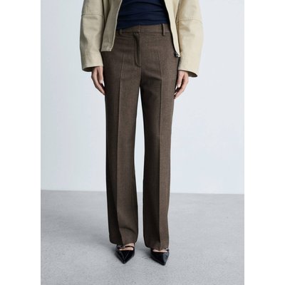 Pantalon camel femme mango on sale