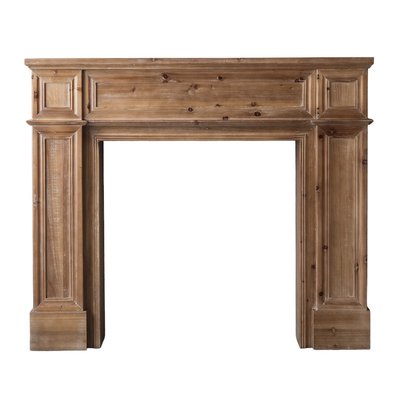 Manteau de cheminée en bois - ALICE MATHI DESIGN