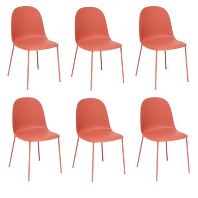 Lot de 6 chaises ASAN TOILINUX