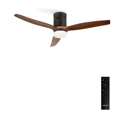 Ventilateur de plafond avec pales techniques en ABS avec lumière et télécommande WIND CALM CREATE