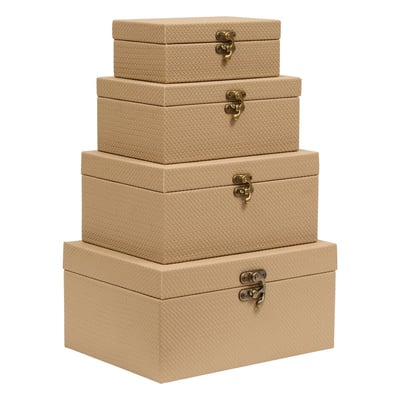 Lot de 4 boîtes rectangulaires BONIE ATMOSPHERA