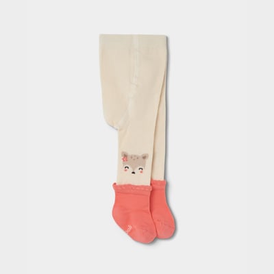 Collant avec chaussette imprimé renard BOBOLI