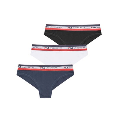 Lot de 3 String coton FILA