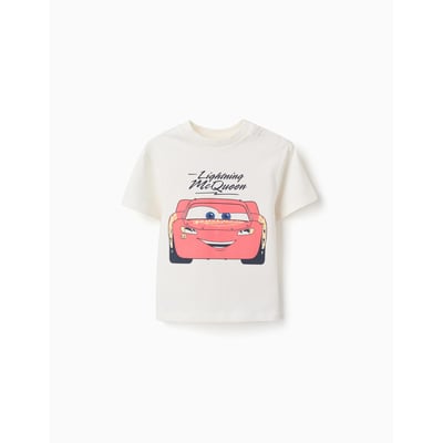 T-shirt en coton avec Flash McQueen ZIPPY