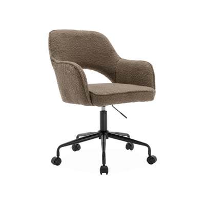 Chaise de bureau à roulettes bouclette JIM SWEEEK