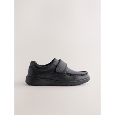 Chaussures d’école en cuir à scratch NEXT