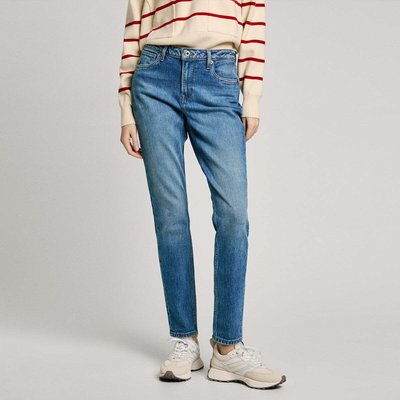 Jean Coupe Tapered, Taille Haute - Violet PEPE JEANS