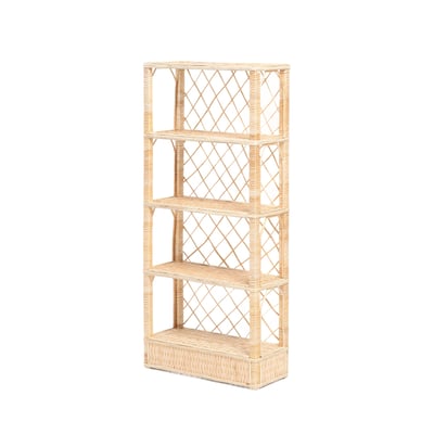 Étagère osier beige 50x100x20 cm - NICIA HANNUN