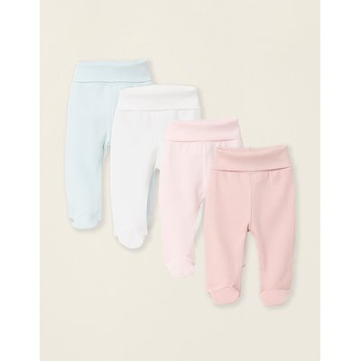 Pack 4 Pantalons à Pieds Unis en Coton ZIPPY