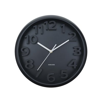 Horloge Murale Polystyrène ELEVATED CLASSIC NUMBERS KARLSSON