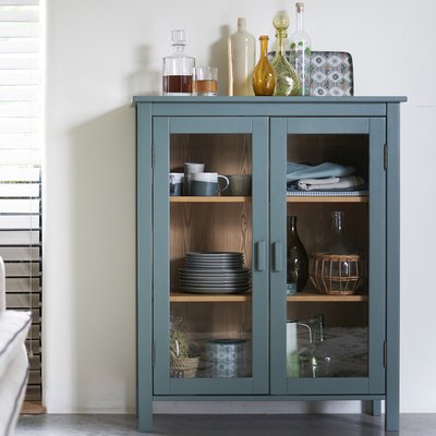 Alvina Solid Pine Low China Cabinet LA REDOUTE INTERIEURS