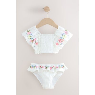 Bikini brodé à volants NEXT