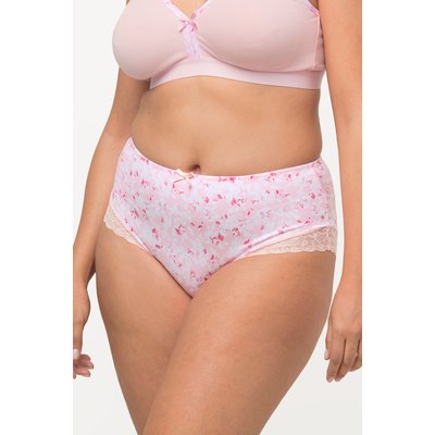 Culotte midi à imprimé floral et ourlet en ULLA POPKEN