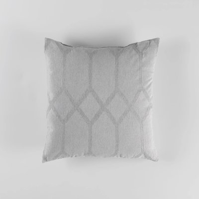 Coussin Jacquard Bicolore Monalise Gris 60 x 60 cm DOUCEUR D'INTÉRIEUR