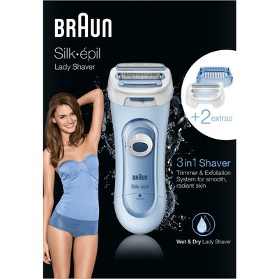 Rasoir électrique femme Silk-épil LS5160 WD BLEU BRAUN