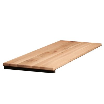 Rallonge pour table ronde et carrée extensible en chêne blanc 130 cm PALERME (40 cm) PIER IMPORT