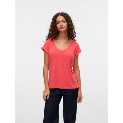 T-shirt col V manches courtes VERO MODA