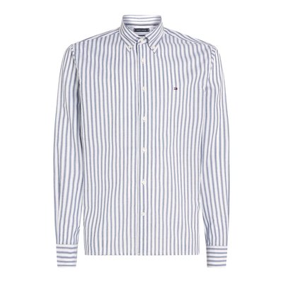 Gestreiftes Popeline-Hemd TOMMY HILFIGER