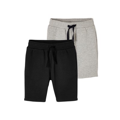 Lot de 2 bermudas en molleton Oeko-Tex® VERTBAUDET