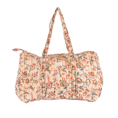 Sac weekend en coton matelassé Nesta BINDI ATELIER