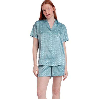 Pyjama SÉDUCTION short chemise Dots Lace ADMAS