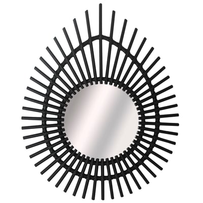 Villa Collection Vardo Miroir Dia. 100 cm Noir