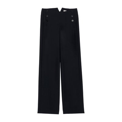 Pantalon large, coupe droite, GABRIEL INES DE LA FRESSANGE PARIS