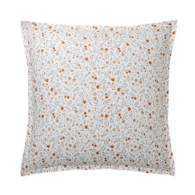 Taie d'oreiller imprimée en percale de coton, HONORÉ ESSIX