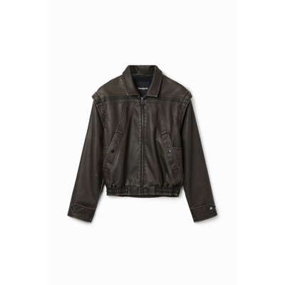 Desigual - Veste effet cuir manches amovibles DESIGUAL