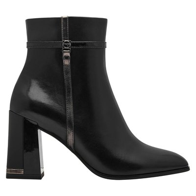 Leather Pointed Ankle Boots with Heel TAMARIS