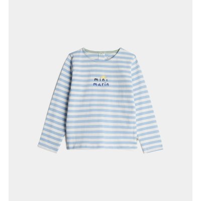 T-shirt Marinière Alenzou En Coton Bio Mixte CADET ROUSSELLE