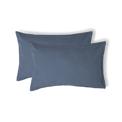 Taie d'oreiller (x2) percale de coton NINA FEBRONIE