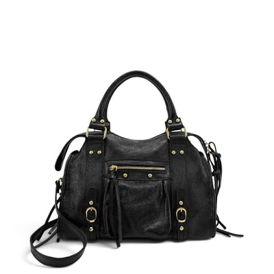 Sac à main en cuir italien brossé SANDSTORM GOLD (petit modèle) OH MY BAG
