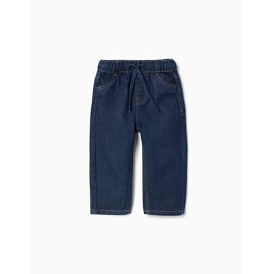 Pantalon en jean baggy avec cordon de serrage ZIPPY