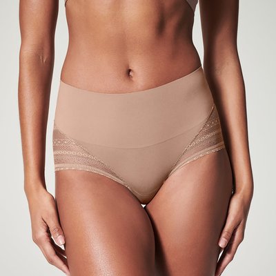 Culotte gainante à la taille finition en dentelle SPANX