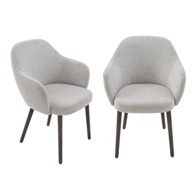 Lot de 2 fauteuils bridge en tissu L51 cm - ERNEST SIGNATURE