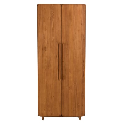 Armoire 2 portes 80x195cm en bois de teck recyclé SWING PIER IMPORT