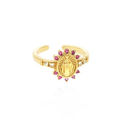 Bague ajustable avec cabochon central MARISA HIPANEMA
