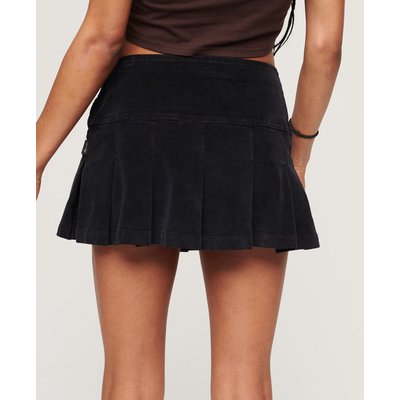 Mini-jupe plissée en velours côtelé Vintage SUPERDRY