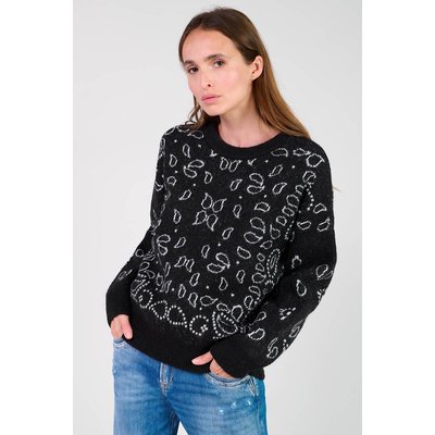 Jersey oversize estampado de cachemira LE TEMPS DES CERISES