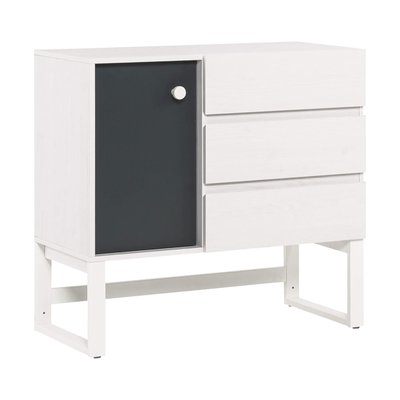 Commode 3 tiroirs 1 porte TERRE DE NUIT
