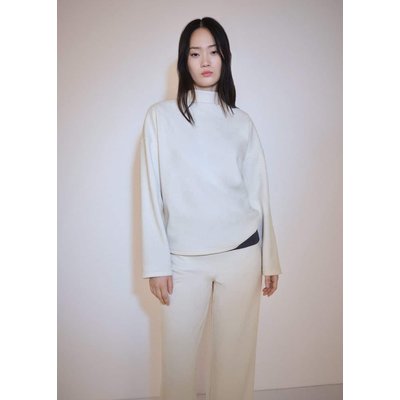 Sweat-shirt velours côtelé col montant MANGO