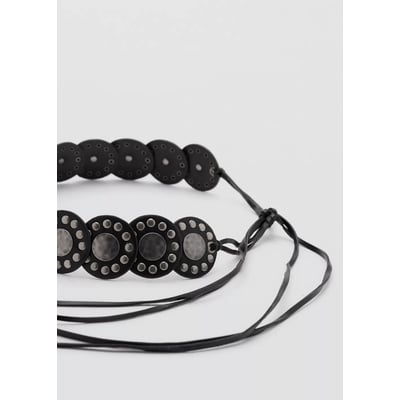 Ceinture cloutée nœud MANGO TEEN