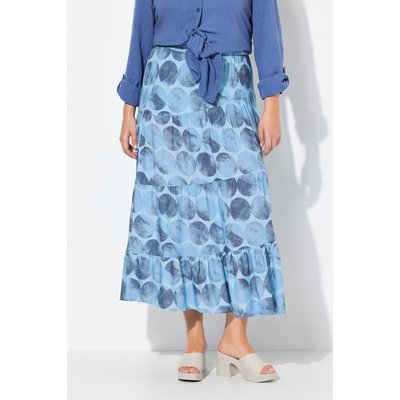 Jupe maxi à coutures fantaisie. ULLA POPKEN